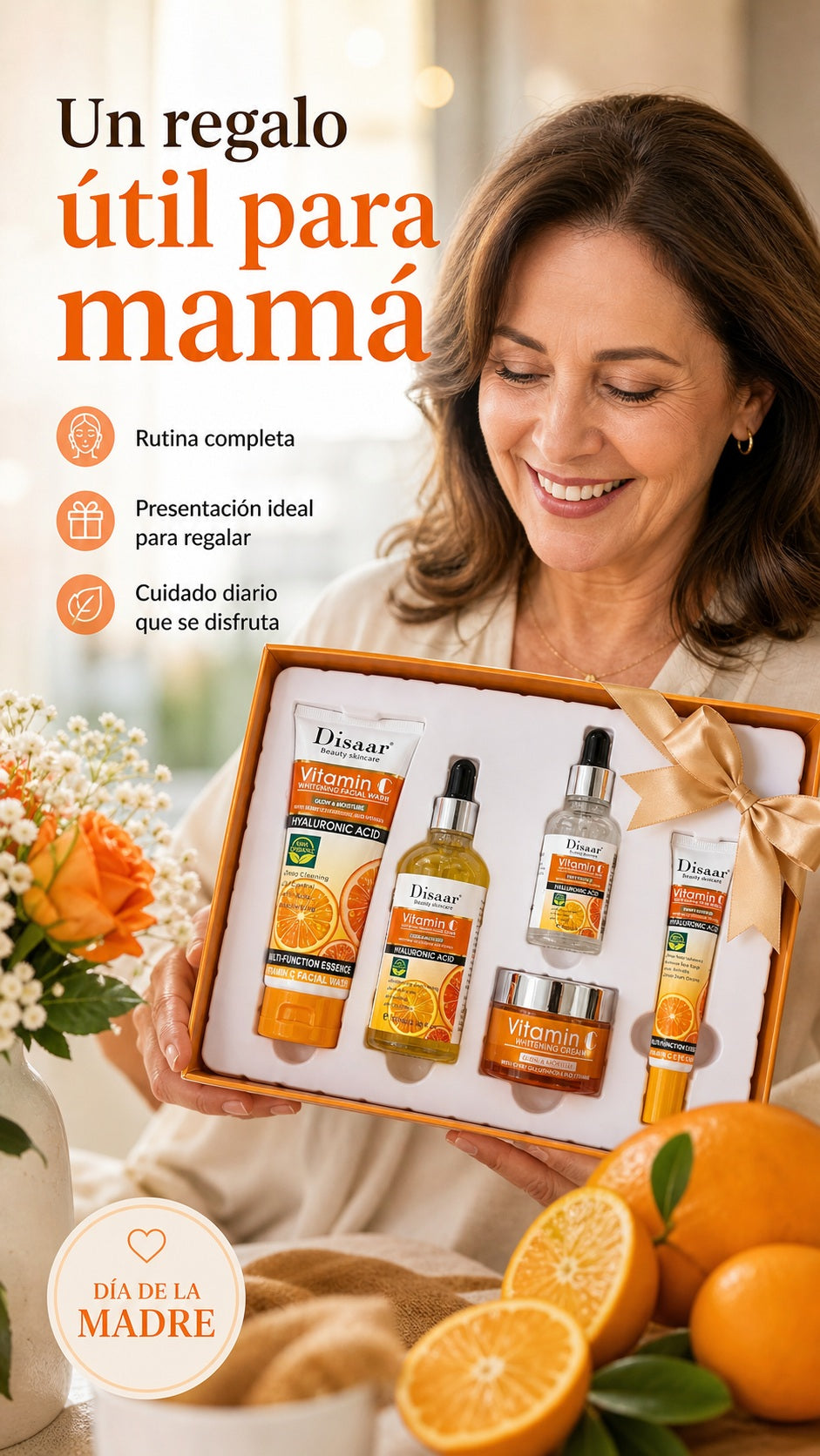 Set Facial Vitamina C Disaar 5 Piezas