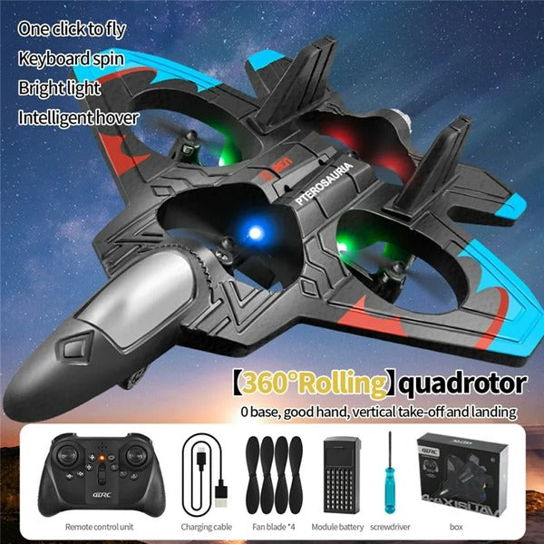 AeroStrike X7™ – Dron Avión de Combate 360° con Control Remoto