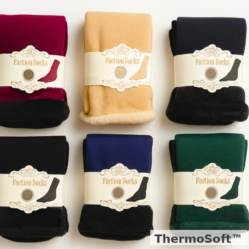 ThermoSoft™ Pack 12 Pares de Calcetines Térmicos Afelpados Ultra Suaves -Talla única (36 - 41)
