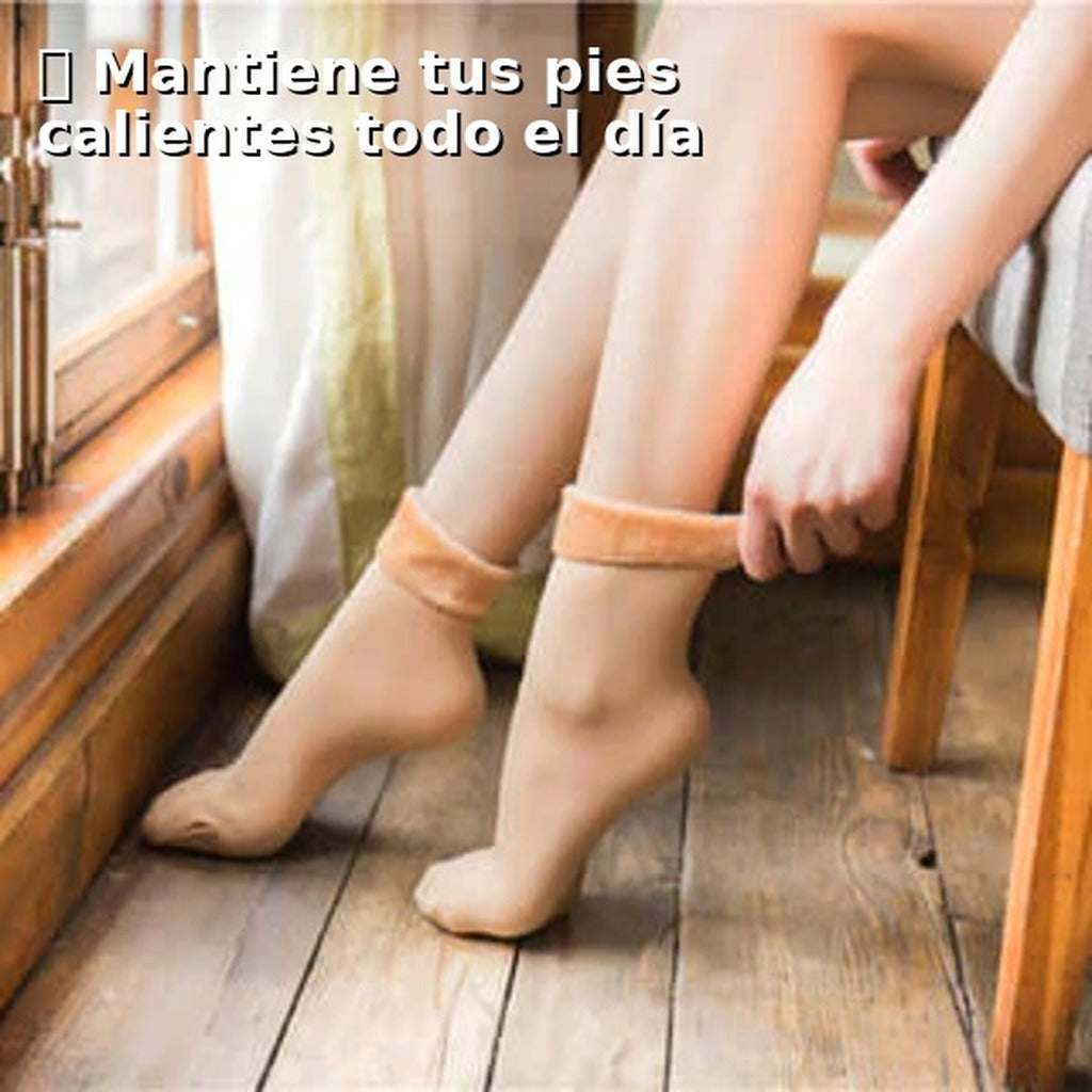 ThermoSoft™ Pack 12 Pares de Calcetines Térmicos Afelpados Ultra Suaves -Talla única (36 - 41)