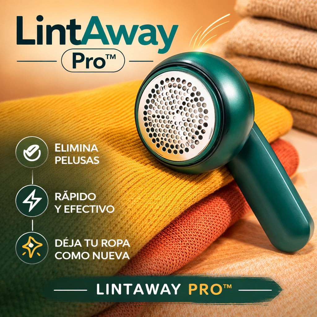 LintAway Pro™ – Quita Pelusas Eléctrico Portátil para Ropa