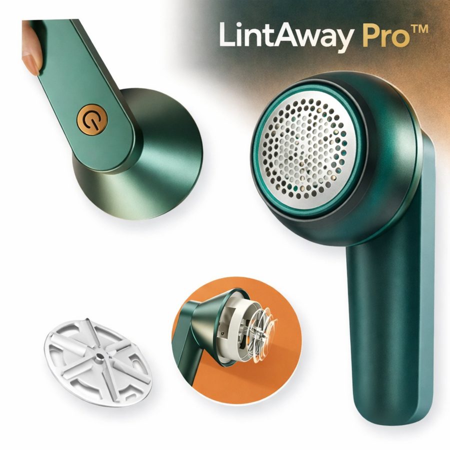 LintAway Pro™ – Quita Pelusas Eléctrico Portátil para Ropa