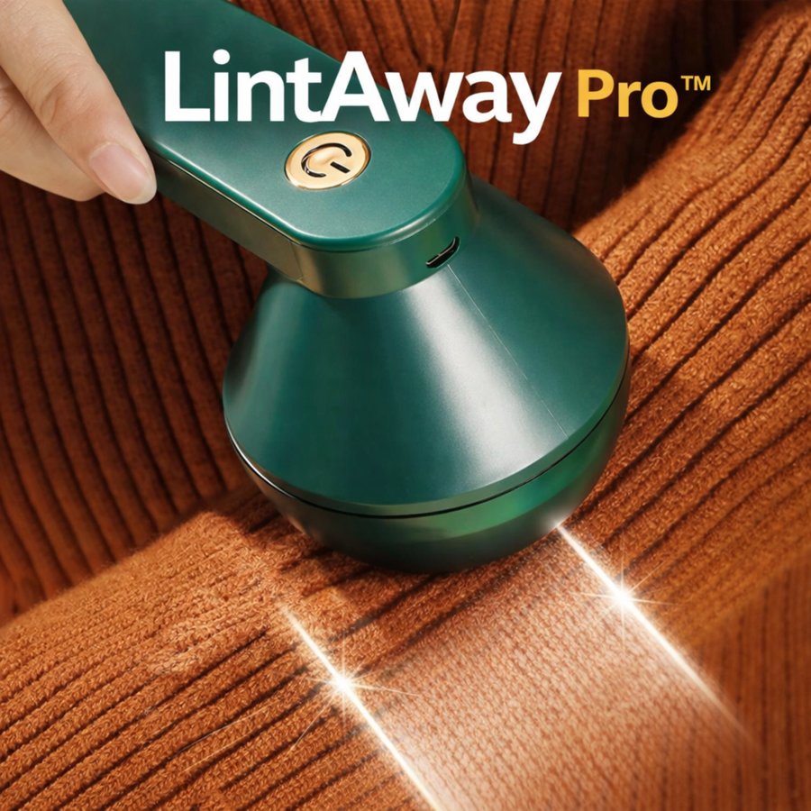 LintAway Pro™ – Quita Pelusas Eléctrico Portátil para Ropa