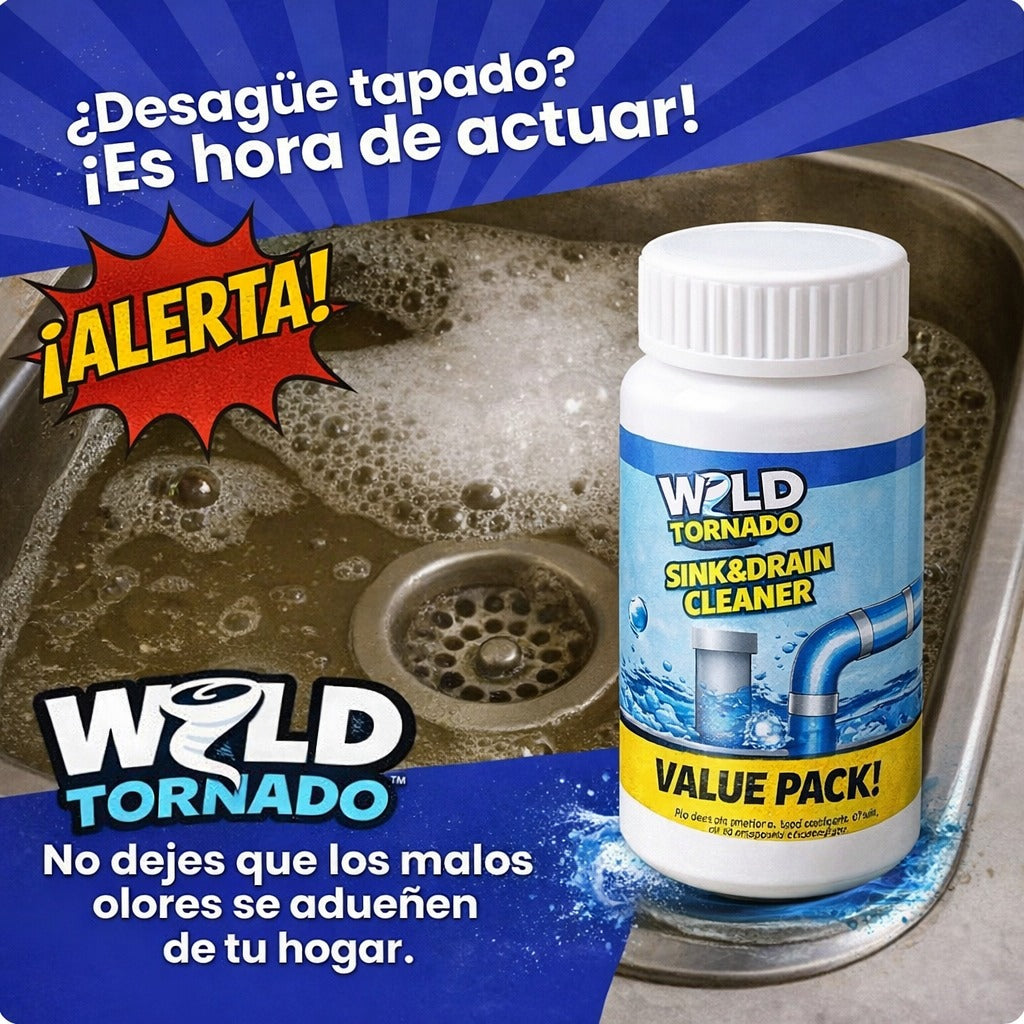 Wild Tornado™ | Polvo Destapa Drenajes 110g