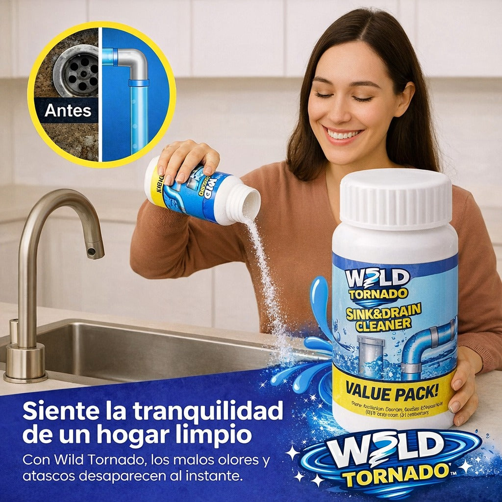 Wild Tornado™ | Polvo Destapa Drenajes 110g