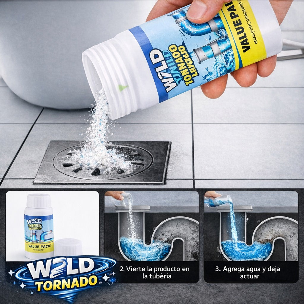 Wild Tornado™ | Polvo Destapa Drenajes 110g